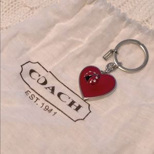 Coach Ladybug Locket Keychain